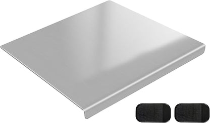 304 Stainless Steel Cutting Board with 2 Pack Non-Slip Mats, Yoposeo Heavy Duty Baking Cutting Chopping Boards for Kitchen, Meat, Fruits, Vegetables, Bread and Baking (23.6" X 15.7"/ 60 X 40cm)