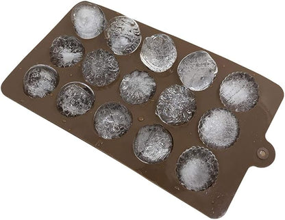 4 Pack Flower Shape Silicone Molds Chocolate Candy Mold, DanziX Silicone Mold for Wedding,Festival, Parties, DIY Enthusiasts-15 Cavity