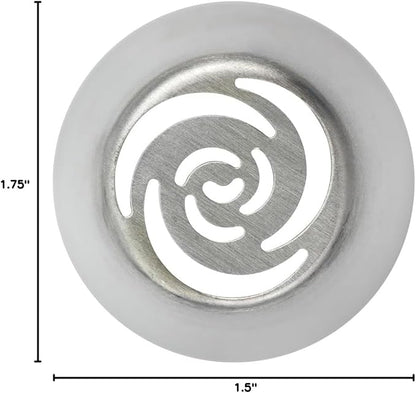 Restaurantware-Russian Piping Tip, 1 Tulip Cake Decor Piping Tip - #23, Corrosion-Resistant, Stainless Steel Decorating Tip For Frosting, Dishwashable, Decorate Cupcakes, Cakes, or Cookies