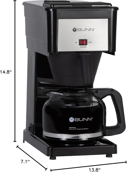 BUNN GRBD Velocity Brew High Altitude Original 10-Cup Home Brewer, Black