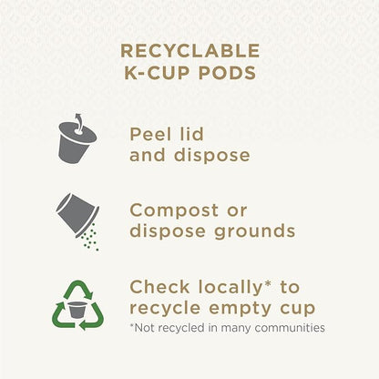 Peet's Coffee, Dark Roast Keurig K-Cup Pods - Single Origin Sumatra 64 Count (2 Boxes of 32 K-Cup Pods)