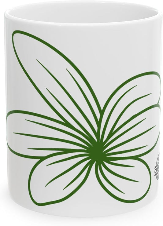 11 OZ Novelty Coffee Mugs - Christmas Gift (Floral Theme)