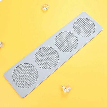 TUKE Honeycomb Lace DIY Cake Decor Silicone Mold Beehive Candy Biscuit Ice Baking Mould Round Chocolate Making Tools (F_ Honeycomb)