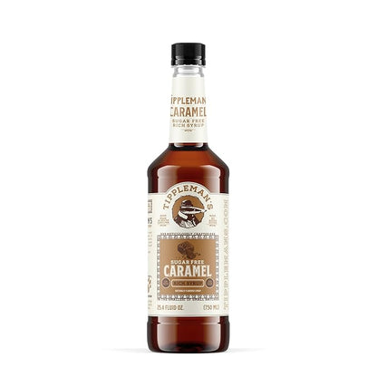 Tippleman's Sugar Free Caramel Coffee Syrup, Zero-Sugar, Great for Drinks, Lattes & Espressos – 750ml Bottle Fits Pump