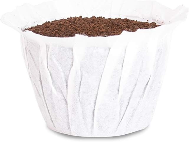 Cafe Filters Paper Liners for Reusable K Cup Coffee Pods by Perfect Pod - Fits All Brands, Compatible With All Refillable Capsules - Disposable Paper Filters (100-Ct)