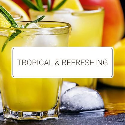 Monin - Mango Syrup, Tropical and Sweet, Great for Cocktails, Sodas, and Lemonades, Gluten-Free, Non-GMO (1 Liter, 2-Pack)