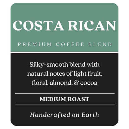 Copper Moon Ground Coffee Costa Rican Blend, 12 Ounce Bags (Pack of 3), 36 Ounces