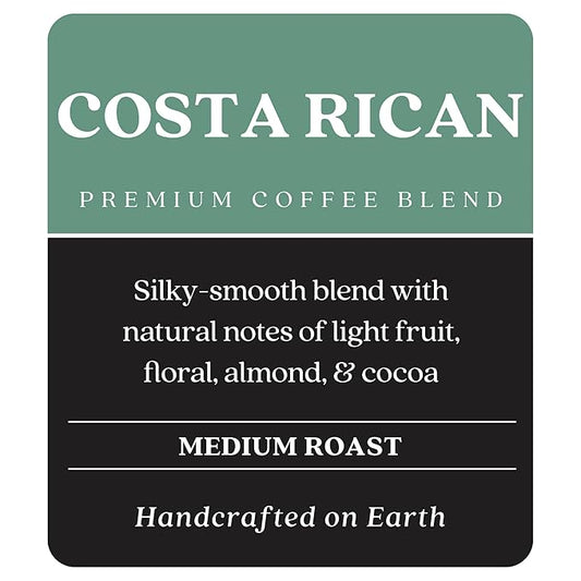 Copper Moon Ground Coffee Costa Rican Blend, 12 Ounce Bags (Pack of 3), 36 Ounces