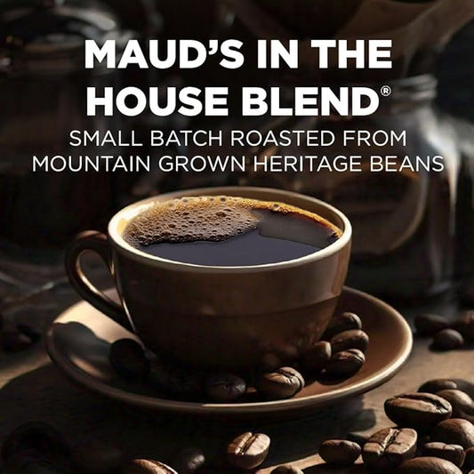 Maud's Medium Roast Coffee Pods, 18 ct, Recyclable Single Serve Pods – 100% Arabica Coffee, Compatible with Keurig K Cups Maker