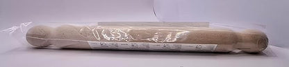 Tuuli Kitchen – French Wooden Rolling Pin, Baking Roller for Rolling Out Pizza, Pasta, Puff and Other Doughs, 40 x 4 cm