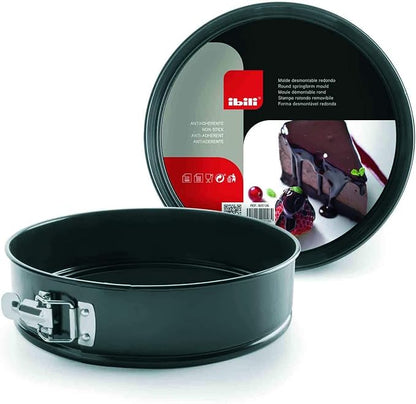 IBILI Moka Springform Pan Cake Mold Tin Non Stick with Loose Detachable Bottom for Baking (10.3 Inches)