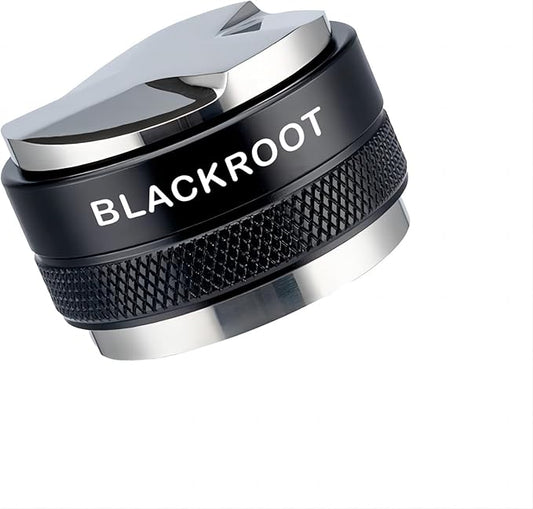 BLACKROOT 58mm Precision Coffee Distributor and Tamper,Dual Head Leveler Tool with Adjustable Depth for Consistent Espresso Puck Prep, Fits 58mm Portafilters
