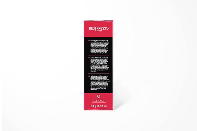 Bestpresso Coffee capsules compatible with Starbucks Verismo, Caffitaly, CBTL, K-fee systems 80 Pods (Verona)