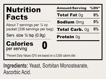 Anthony's Instant Dry Yeast Packets, Contains 42 Individual Packets, Gluten Free