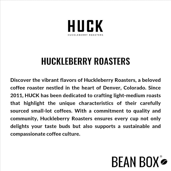 Civitas Blend - Roasted by Huckleberry Roasters - Whole Bean Coffee - 12 Ounce Bag