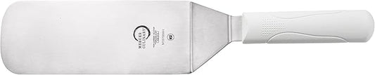 Mercer Culinary Millennia Turner Handle, 8 Inch x 3 Inch Blade, White Handle