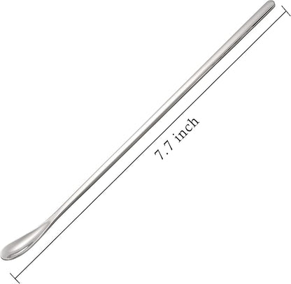 Stainless Steel Coffee Stirrers Spoons 6 Pieces Ice Tea Long Spoons Drink Stir Sticks Spoon for Bar Coffee Cocktail…