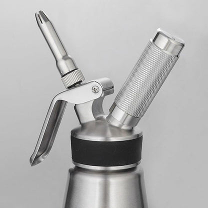 Whipped Cream Dispenser, Stainless Steel Cream Whipper and Maker Cream Charger Dispenser for Cake Cheese Dessert