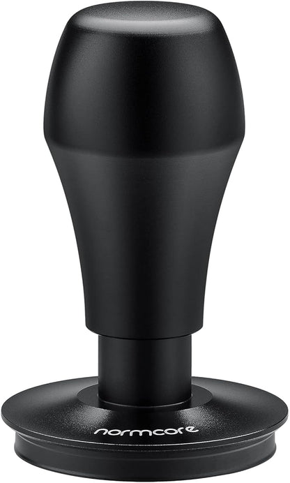 Normcore 51mm Espresso Coffee Tamper, Spring Loaded Tamper V4, Titanium PVD Coating Ripple Base, Compatible with 51mm Delonghi Dedica & La Specialista Portafilter