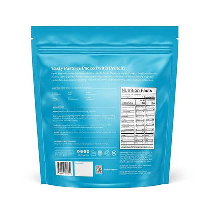 ProDough High Protein- Gluten Free Cupcake Mix, Low Carb, 13g of Protein per Cupcake, No Added Sugars, Keto Friendly, Makes 12, Healthy Dessert (Vanilla)