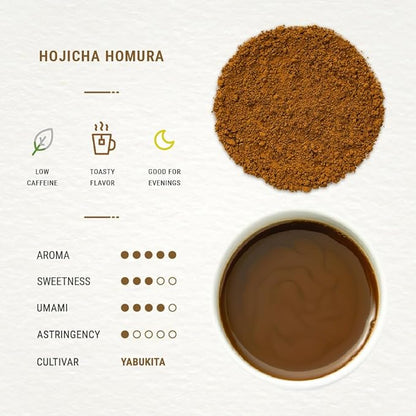 Senbird Premium Hojicha Powder - Japanese Roasted Matcha from Kyoto, Japan - Tea Powder in Airtight Tin (1.06oz/30g)