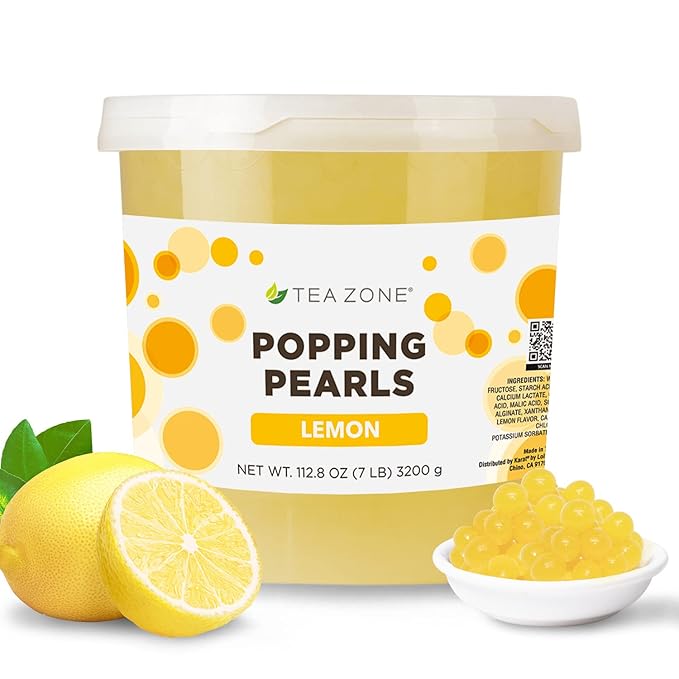 Tea Zone 7 lbs Lemon Popping Pearls