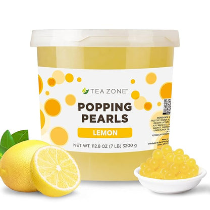 Tea Zone 7 lbs Lemon Popping Pearls