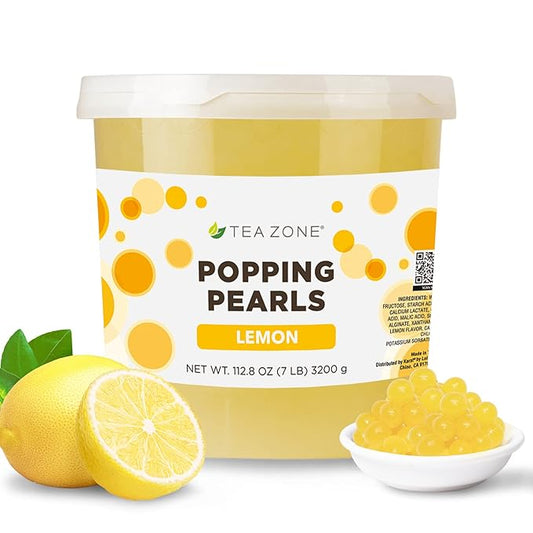 Tea Zone 7 lbs Lemon Popping Pearls