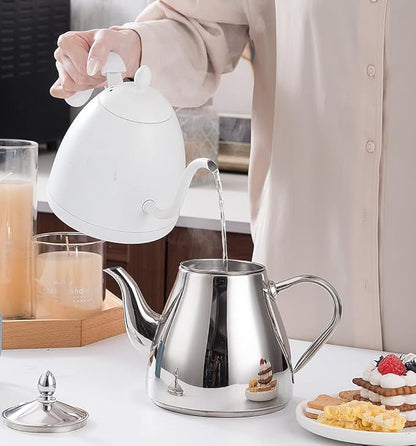 SANQIAHOME Stainless Steel Teapot with Infuser 1200ml