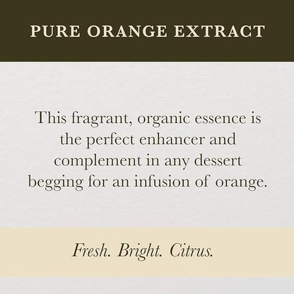 Cook's Pure Orange Extract From Florida Oranges | For Ice Cream, Cakes, Breads, Cookies and Drinks, 32 oz