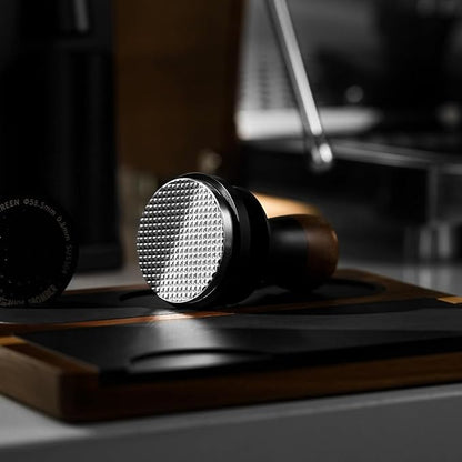 MHW-3BOMBER 58.35mm Calibrated Espresso Tamper 30lbs with Sound Feedback Espresso Tamper Set Comes with Three Additional Bases and A Replacement 20lbs Spring T6175T-OS