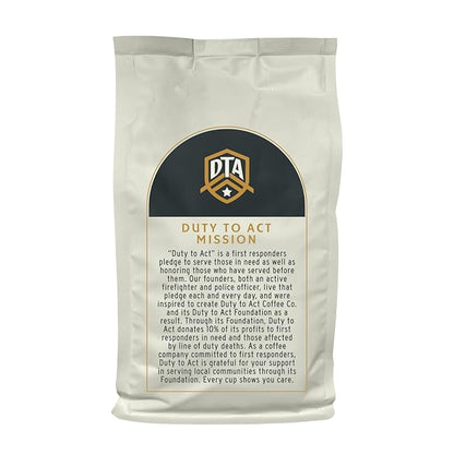 Duty to Act Dark Roast Ground Coffee, 2 lbs (Pack of 3)