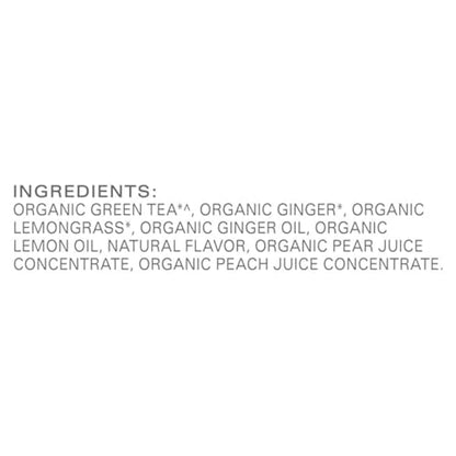 TAZO Organic Green Tea, Green Ginger, 96 Total Tea Bags (16ct - Pack of 6)