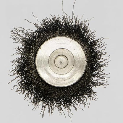 20PCS Wire Brushes - Metal Rust Removal, Polishing, Cleaning - 25mm Diameter, 3mm Shaft - Removes Burrs, Dust, and Oxide Layer - Handles Rough Surfaces - Designed for Industrial and DIY Enthusiasts