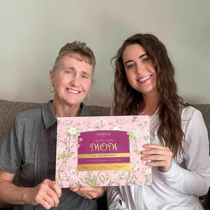 Limited Edition - Gifts for Mom | Assorted Tea Gift Set - 9 Tea Variety Pack | Long Leaf Pyramid Tea Bags | Mom Gift from Daughter & Son