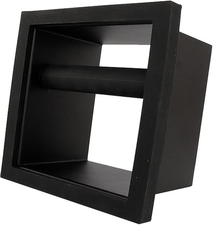Stainless Steel Coffee Ground Knock Box Chute, Built-in Desktop Waste Bucket, Bottomless Knocking Residue Box