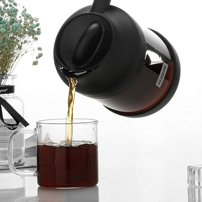 Cold Brew Coffee Maker Stainless Steel Strainer Large,Durable Iced Coffee Maker Cold Brew Pitcher,Dishwasher Safe 38 Oz Iced Tea Maker