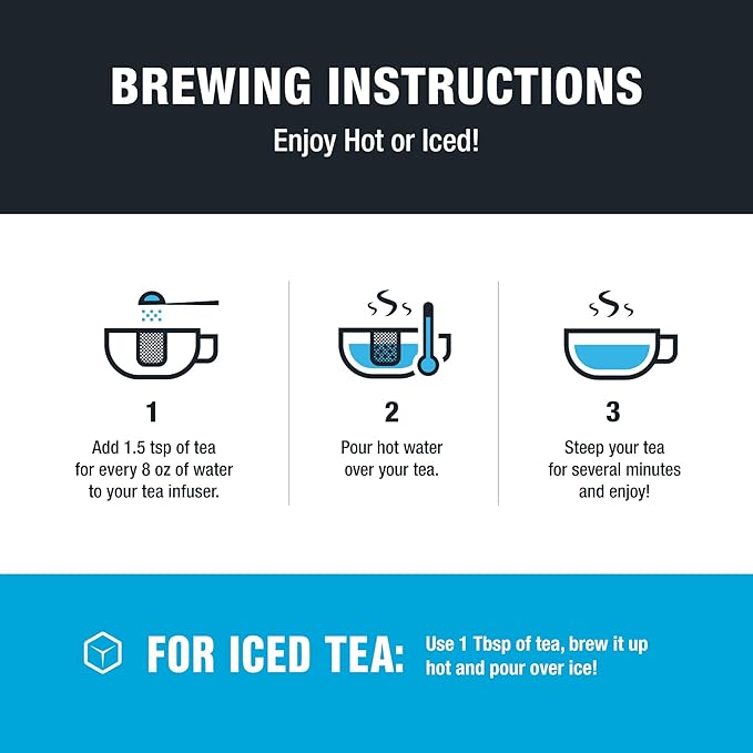 Tiesta Tea - Lavender Chamomile | Loose Leaf | Soft Chamomile Herbal Tea | Premium Non-Caffeinated Blend | Make Hot or Iced & Brews Up to 25 Cups | 5.4 Ounce Resealable Pouch, Pack of 6