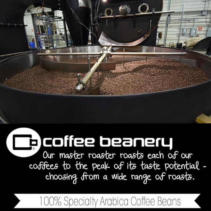 Coffee Beanery Butter Pecan Ice Cream Flavored Coffee, 1-1.75oz Try Me Size Coffee Sampler, Light-Medium Roast