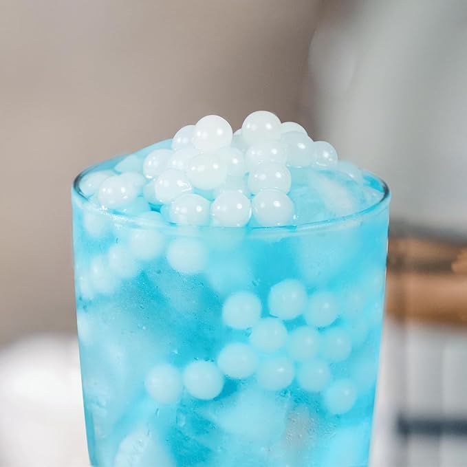 Tea Zone [1 Pound] Yogurt Popping Pearls, Bursting Pearls for Teas, Shakes, Smoothies, Dessert Toppings