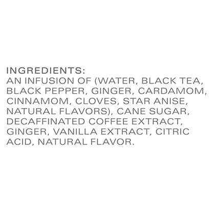 TAZO Espresso Chai Latte, Black Tea Concentrate, Easy to Serve Espresso Chai Tea for Everyday Cafe Style Lattes, Hot or Iced Coffee-like experience, Barista Approved, 32oz Tea Mix Carton