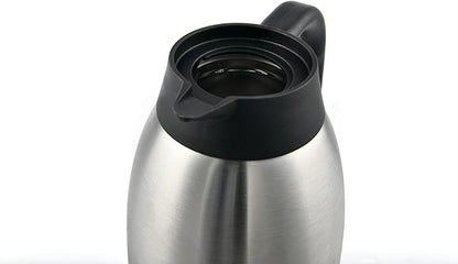 Heritage66 Stainless Steel Thermal Coffee Carafe Triple Layer Thermal Vacuum insulated 12 hours heat Retention/24 hours cold Retention/ 1 Liter Tea, Water, and Coffee Dispenser