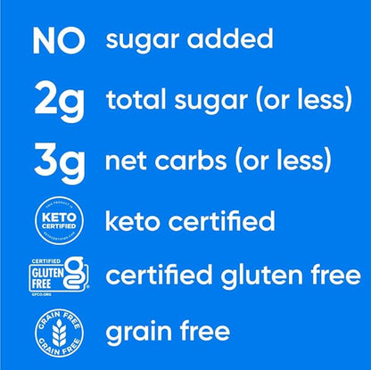NuTrail Nut Granola, Variety Pack, No Sugar Added, Gluten Free, Grain Free, Keto, Low Carb, Healthy Breakfast Cereal 8 oz. 6 Count