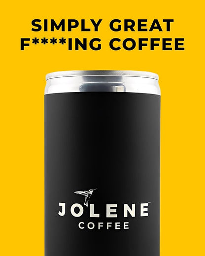 Jolene Coffee – Black Cold Brew | 8oz Cans | Smooth, Bold, Dairy-Free, Gluten-Free, Non-GMO (24 Cans, Black Cold Brew)