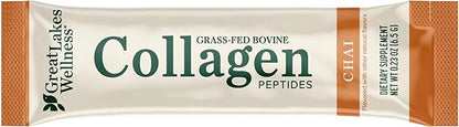 Great Lakes Wellness Collagen Peptides Powder for Skin, Hair, Nails, Joints & Digestion - Variety Flavors - Quick Dissolve Hydrolyzed, Non-GMO, Kosher - 12 Sticks