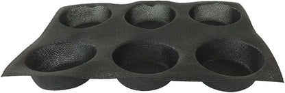 Bluedrop Silicone Bun Bread Form Round Shape Bread Tray Perforated Bakery Molds