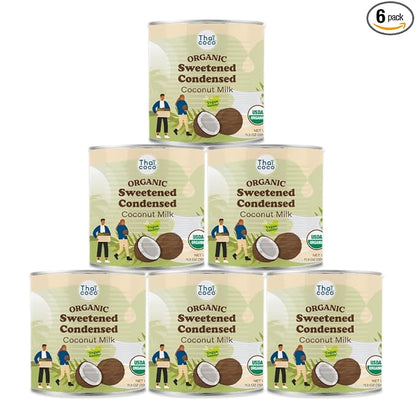 Thai Coco - Organic Sweetened Condensed Coconut Milk Dairy Free - 11.3 oz. 6 Pk
