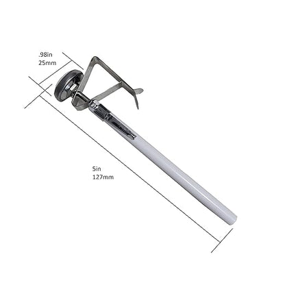 Rattleware Thermometer, Genuine Milk Frothing Thermometer and Barista Thermometer, Fast Readout and Clear Temperature Targets / 5" Probe, 1" Dial