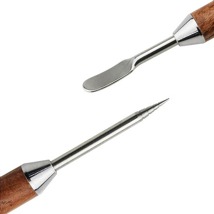 3 PCS Latte Art Pen Cinnamon Pen for Coffee,Barista Espresso Coffee Latte Art Tools Accessories for Coffee Bar Barista Make Creative Coffee Designs Decors,Stainless Steel Wood,LXLVOUEG