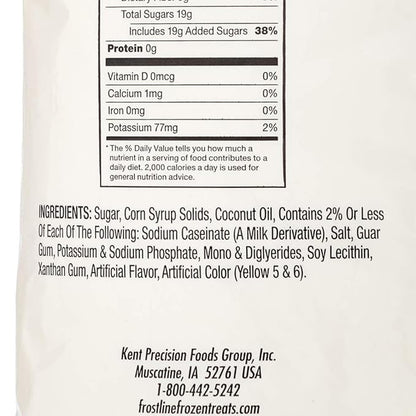 Frostline Vanilla Soft Serve Ice Cream Mix, Lactose & Gluten Free - Just Add Water, Dairy, or Dairy Free Alternative, Use with Blender, Countertop Ice Cream Maker, Soft Serve Machine - 6 lb Bag